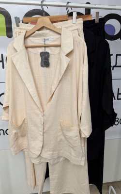 Костюм  Лен с брюками 7505