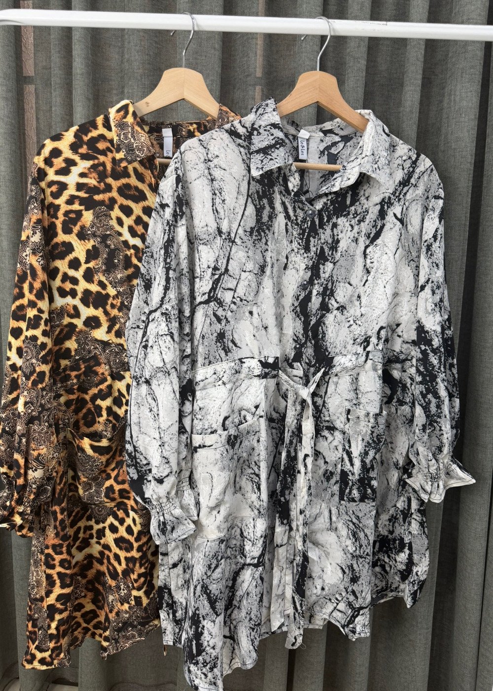 Рубашка удлиненная l