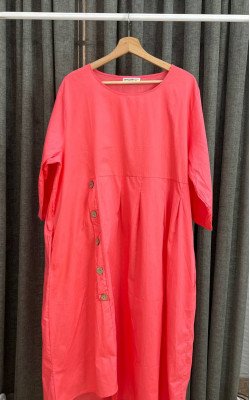 Платье розовое