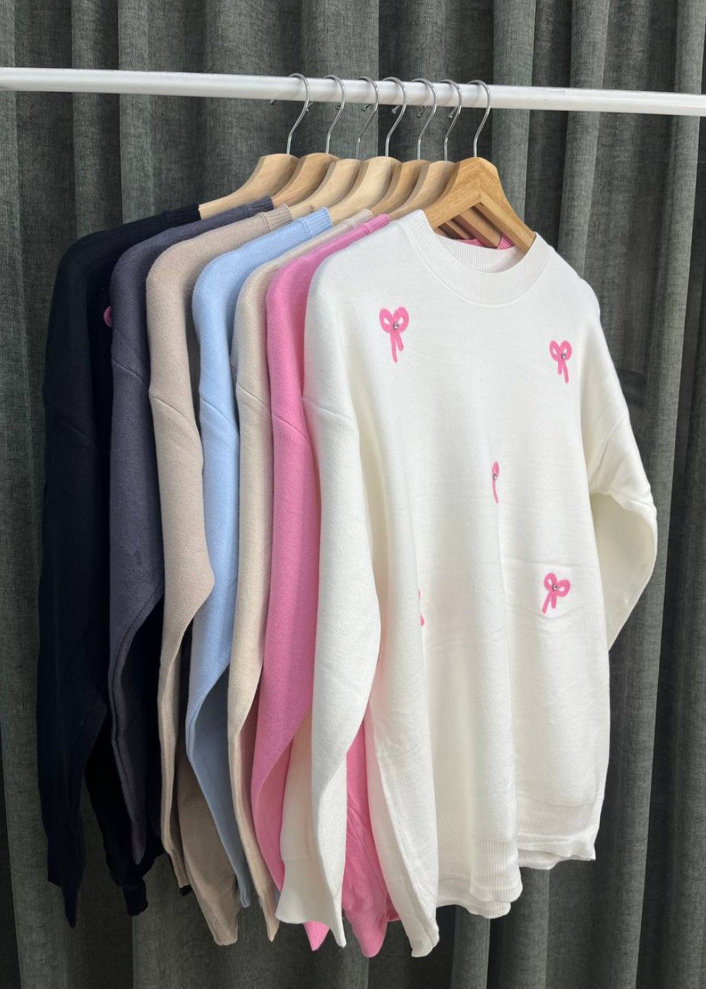 Кофта розовые бантики (1801) Кофта розовые бантики (1801)