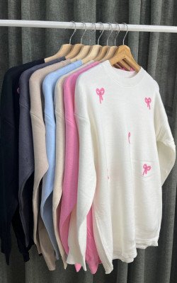 Кофта розовые бантики (1801)