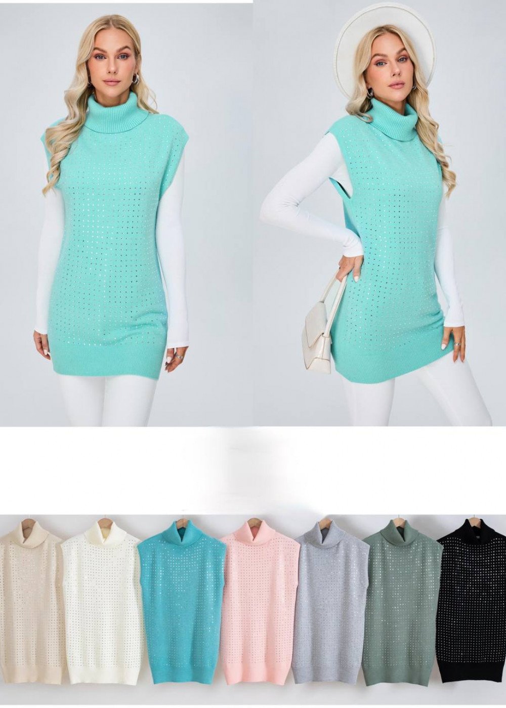 Удлиненная водолазка (8810) Удлиненная водолазка (8810)