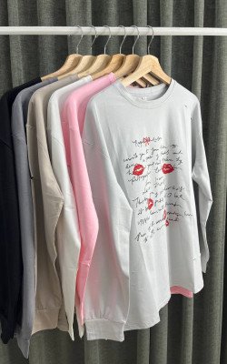 Лонгслив поцелуй (5511)