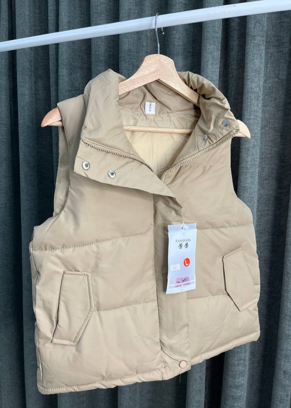 Жилетка коричневая