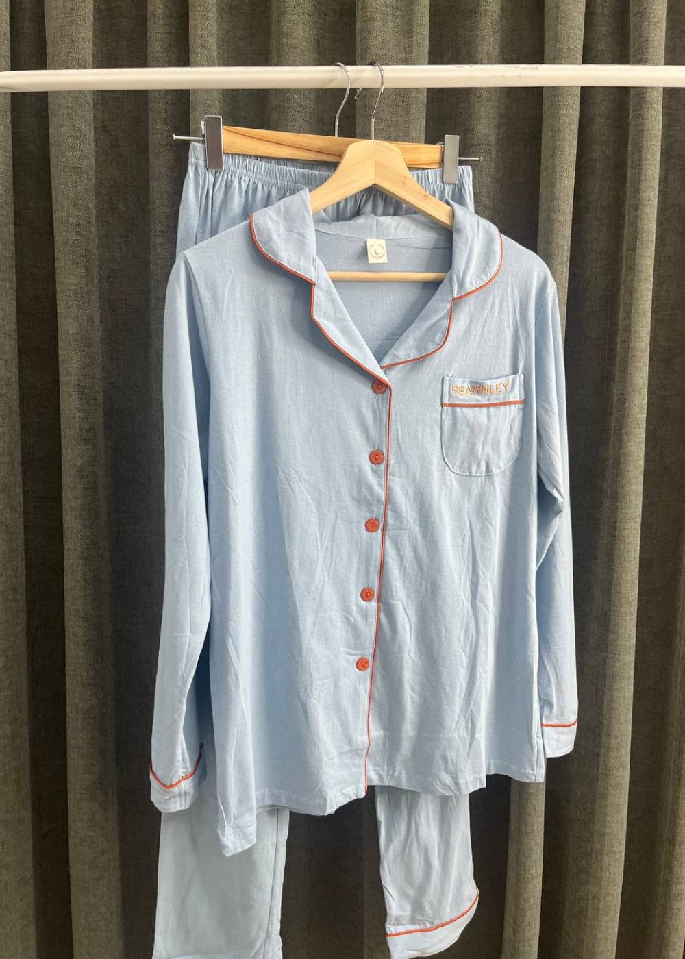 Пижама голубая