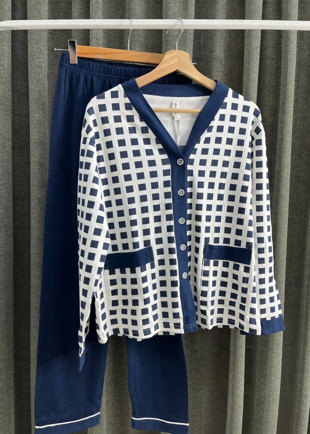 Пижама в клетку