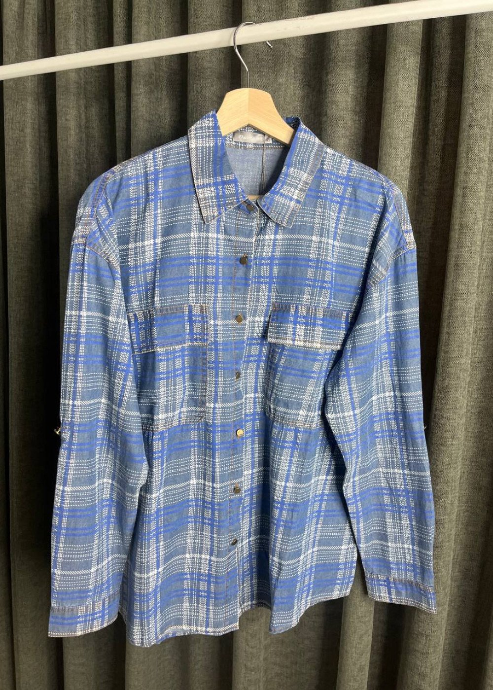 Рубашка синяя (3049)