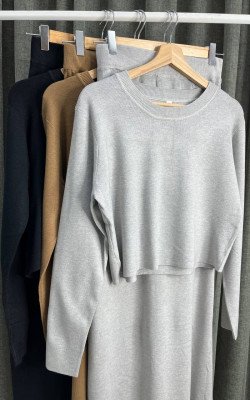 Костюм с длинной юбкой (3012)