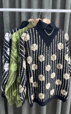 Вязанная водолазка (3631)