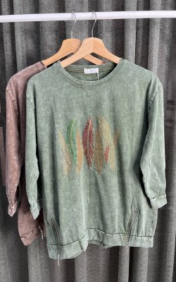 Кофта перья (2960)