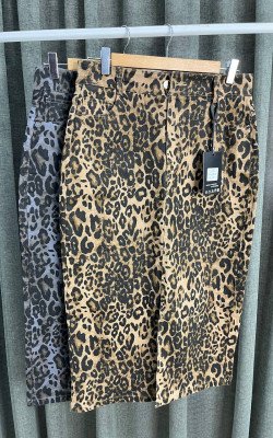 Юбка леопард (8305)