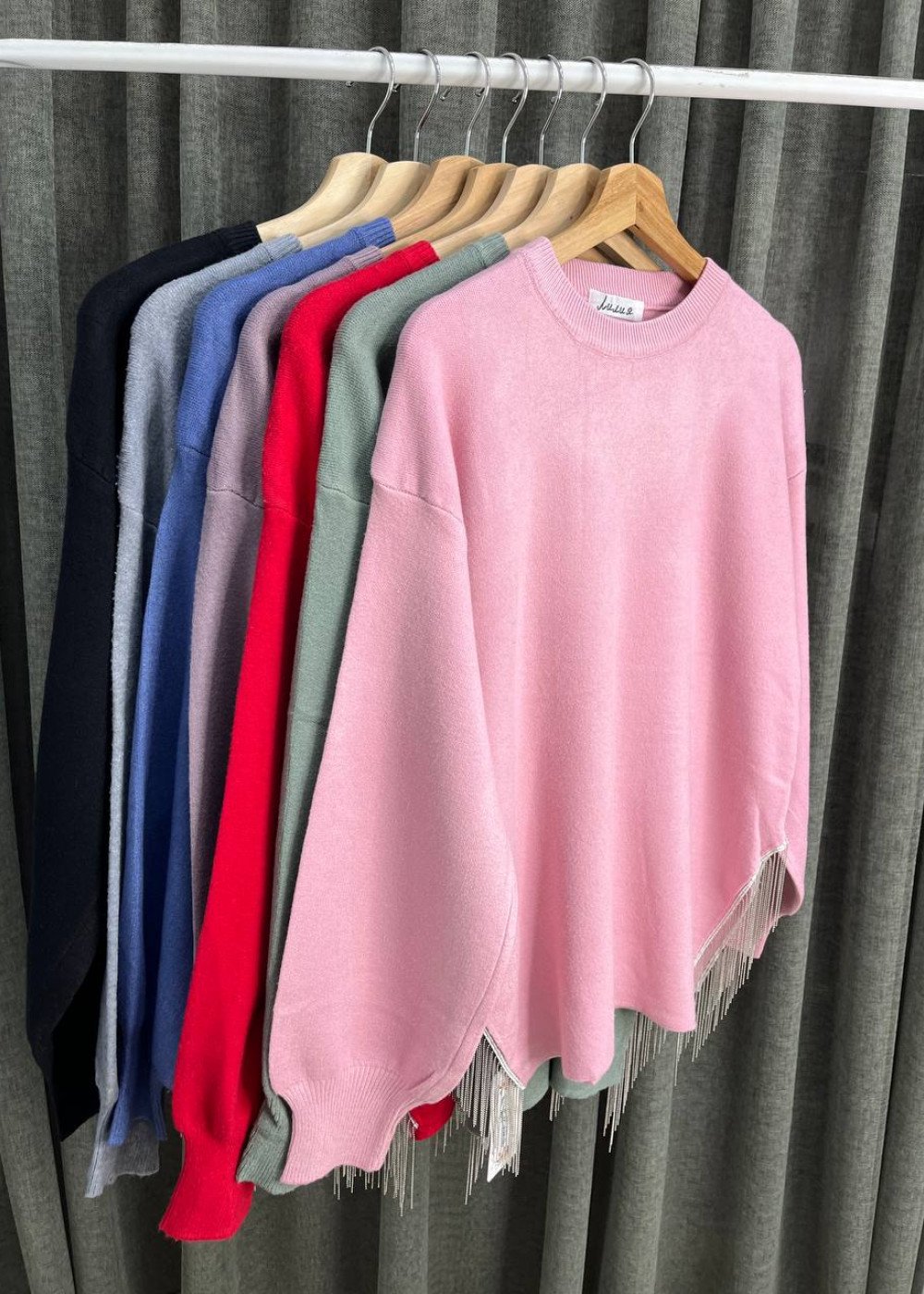 Джемпер с бахромой (30406) 