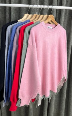 Джемпер с бахромой (30406) 