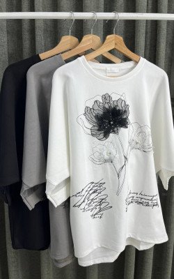 Кофта цветок (8586)