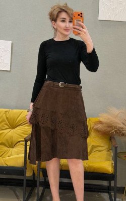 Юбка (4358) коричневая