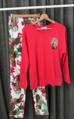 Пижама розовый фламинго