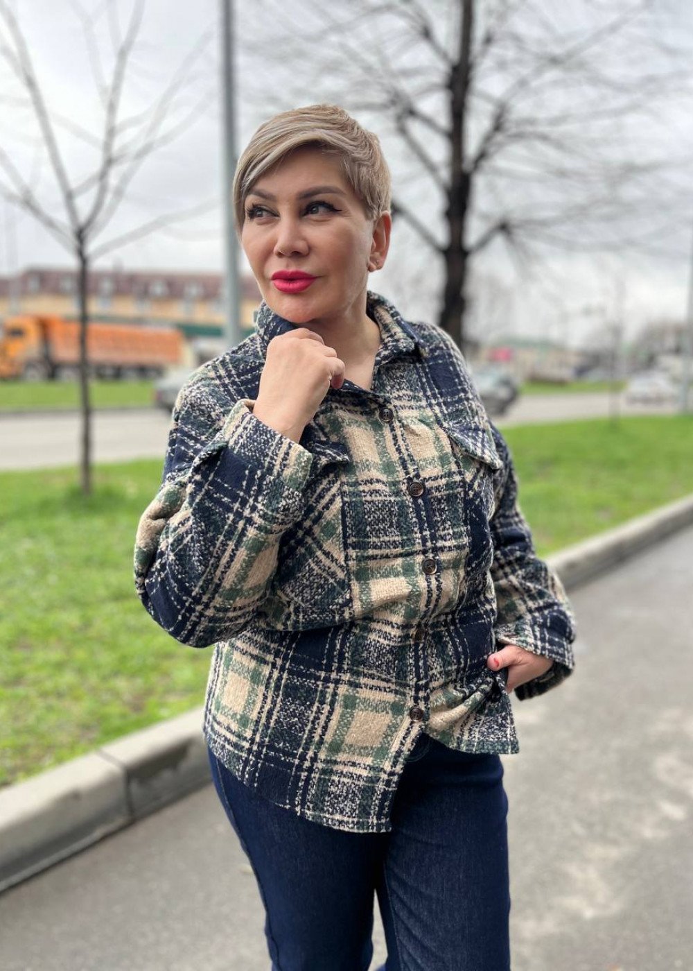 Рубашка твид Рубашка твид