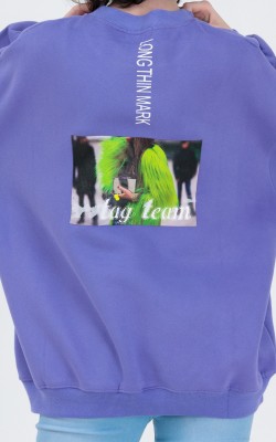 Толстовка с принтом