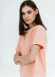 Платье - футболка с боковыми разрезами 