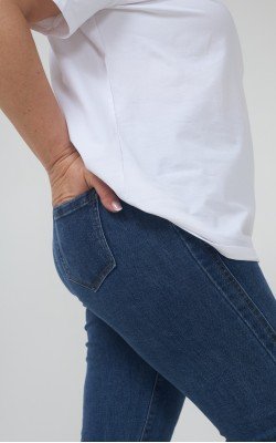 Джинсы серые 