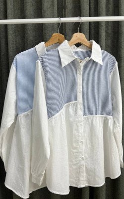 Рубашка блоки полосок