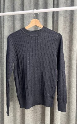 Джемпер с плетением (665)