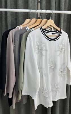 Кофта жемчужный цветок (9106)  Кофта жемчужный цветок (9106)